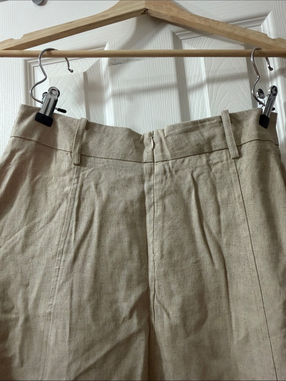 Zara Cream Linen-Blend Maxi Skirt - Picture 6 of 10